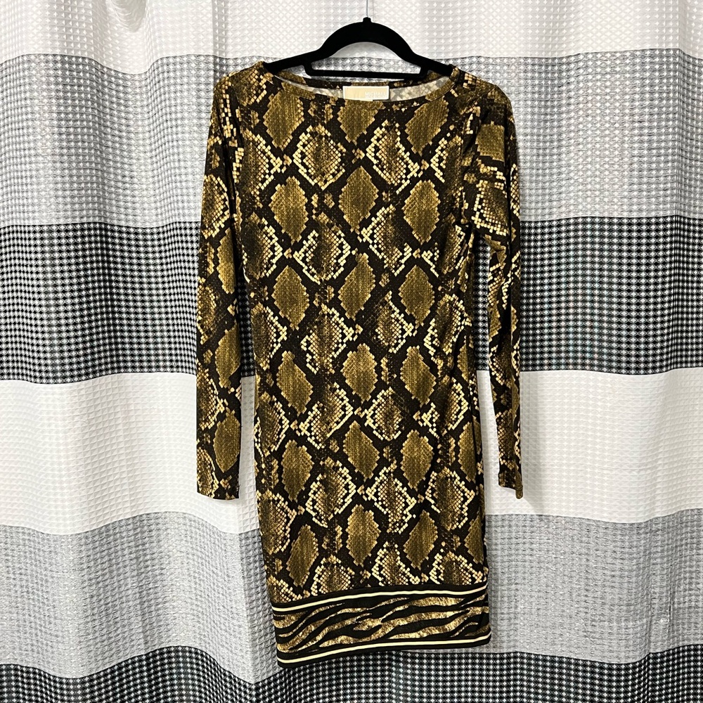 Michael Kors snake print dress